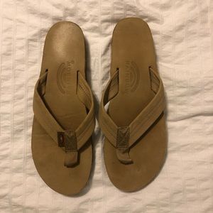Rainbow Flip Flops